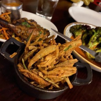 Gunpowder - Porzhi Okra Fries - Indian Near Me - Spitalfields, XGL Gunpowder - Porzhi Okra Fries - Indian Near Me - Spitalfields, XGL