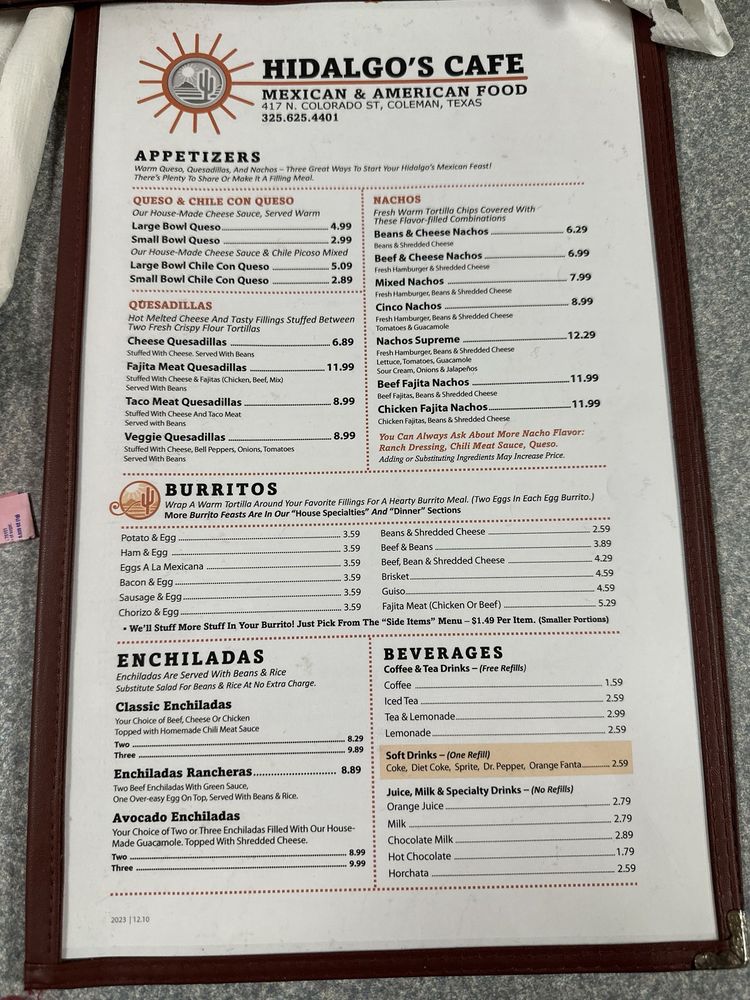 Hidalgo's Cafe