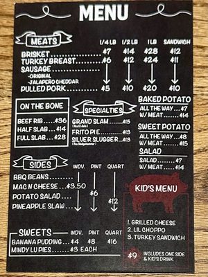 Menu photo 2 Tender Smokehouse Little Elm Little Elm, TX Menu photo 2 Tender Smokehouse Little Elm Little Elm, TX