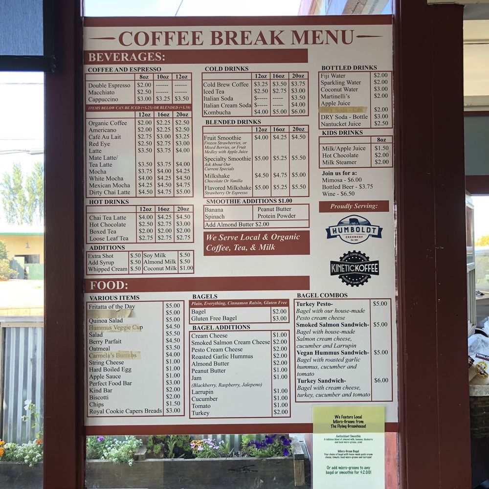 Coffee Break - Coffee & Tea Near Me - Arcata, California Coffee Break - Coffee & Tea Near Me - Arcata, California