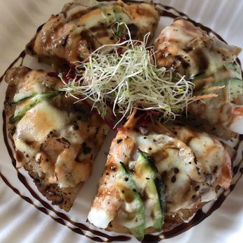 Dami Sushi & Korean Restaurant - Seafood sushi pizza ($12.88) - Sushi Bars Near Me - Vancouver, British Columbia Dami Sushi & Korean Restaurant - Seafood sushi pizza ($12.88) - Sushi Bars Near Me - Vancouver, British Columbia