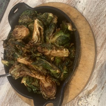 Local Table - Cast-Iron Fire-Roasted Brussels Sprouts - New American Near Me - Cypress, Texas Local Table - Cast-Iron Fire-Roasted Brussels Sprouts - New American Near Me - Cypress, Texas