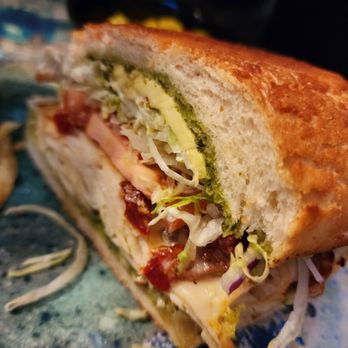 The Hungry Spot - Chicken Pesto with sun-dried tomatoes added! So good! - Comfort Food Near Me - San Francisco, California The Hungry Spot - Chicken Pesto with sun-dried tomatoes added! So good! - Comfort Food Near Me - San Francisco, California