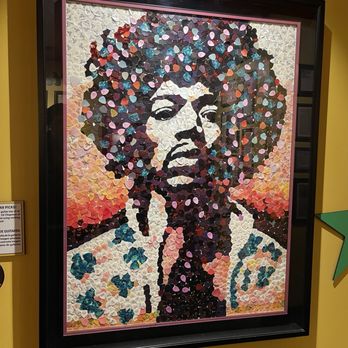 Ripley's Believe It or Not! - This was cool, a portrait of Jimi Hendrix made of guitar picks. A lot more impressive up close. - Museums Near Me - Hollywood, California Ripley's Believe It or Not! - This was cool, a portrait of Jimi Hendrix made of guitar picks. A lot more impressive up close. - Museums Near Me - Hollywood, California