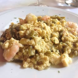 El Foro - Menú 12 €. Revuelto de ajustes y gambas.