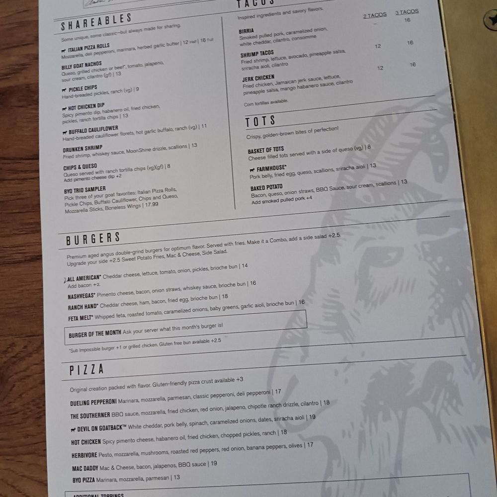 Menu Menu