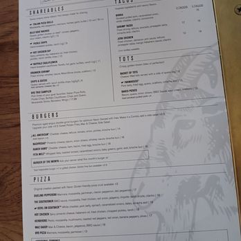 The Goat RiverSouth - Menu - Bars Near Me - Columbus, Ohio The Goat RiverSouth - Menu - Bars Near Me - Columbus, Ohio