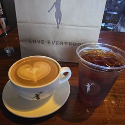 Salted caramel latte Salted caramel latte