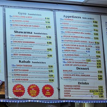Aladdin Gyro-Cery - Menu (5/26/24) - Greek Near Me - Seattle, Washington Aladdin Gyro-Cery - Menu (5/26/24) - Greek Near Me - Seattle, Washington