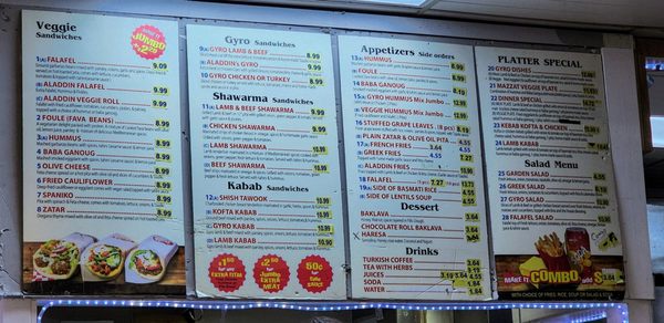 Menu photo 4 Aladdin Gyro-Cery Seattle, WA Menu photo 4 Aladdin Gyro-Cery Seattle, WA