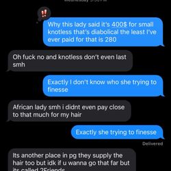 Chat between me and referral
