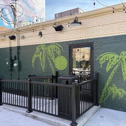 Take Cover Tiki Club - Back door