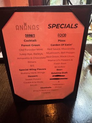 Menu photo 6 Ananas Pizzeria Seattle, WA Menu photo 6 Ananas Pizzeria Seattle, WA