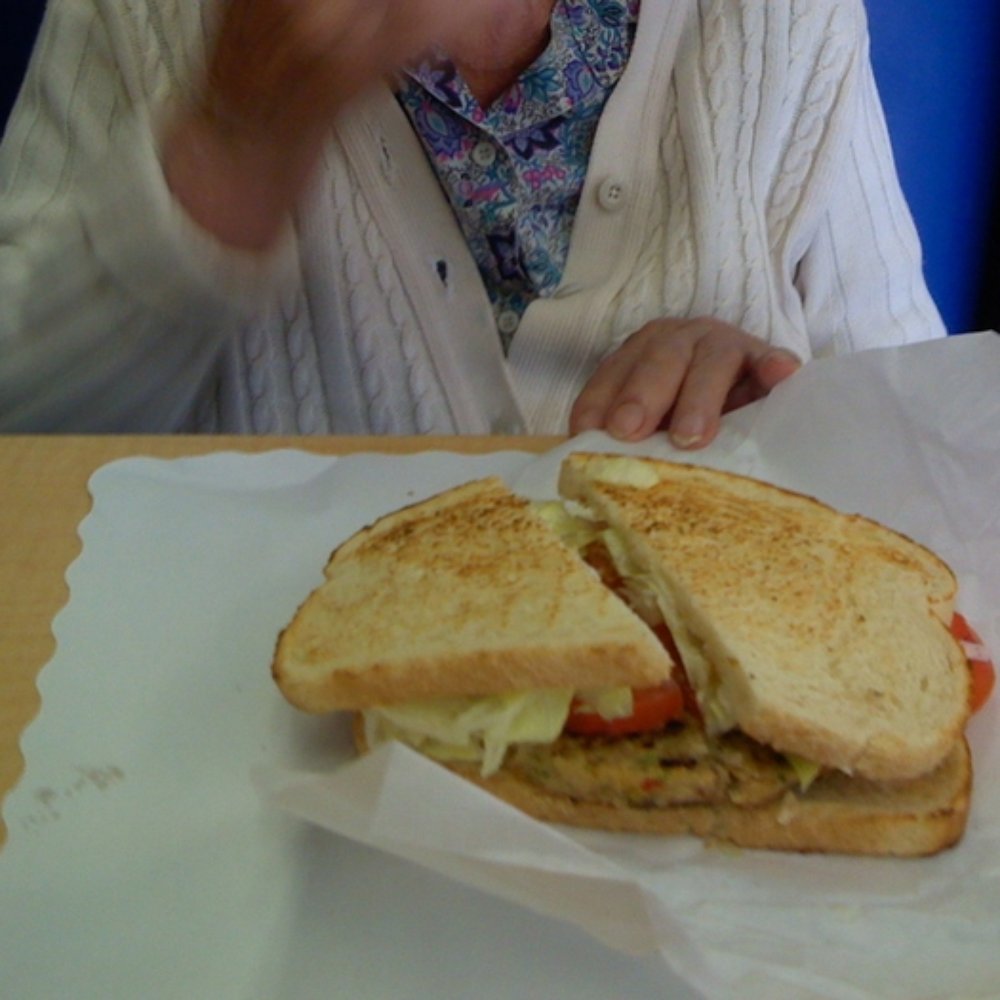Burger Barn - Garden Burger on sour dough toast - Burgers Near Me - Camarillo, California Burger Barn - Garden Burger on sour dough toast - Burgers Near Me - Camarillo, California