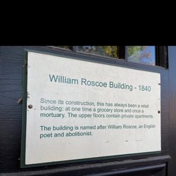 River Ridge Leather - Building next to River Ridge Leather plaque.