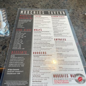 Moochies Tavern - Bar area menu - Burgers Near Me - Matthews, North Carolina Moochies Tavern - Bar area menu - Burgers Near Me - Matthews, North Carolina
