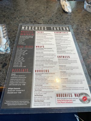 Menu photo 3 Moochies Tavern Matthews, NC Menu photo 3 Moochies Tavern Matthews, NC