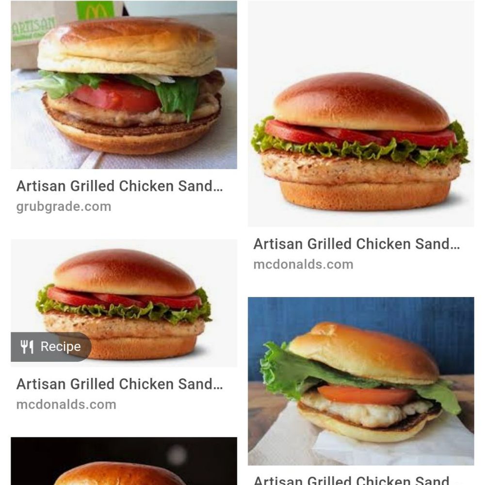 McDonald's - What an artisan grilled chicken should look like - Fast Food Near Me - Reno, Nevada McDonald's - What an artisan grilled chicken should look like - Fast Food Near Me - Reno, Nevada