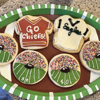Miggy’s Bakes - Super Bowl cookies - Desserts Near Me - Middleton, Wisconsin