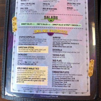 Smiling Faces - Menu from Smiling Faces - New American Near Me - Las Vegas, New Mexico