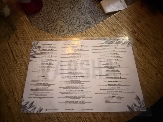Menu photo 3 Varsha Indian Kitchen Victoria, BC Menu photo 3 Varsha Indian Kitchen Victoria, BC