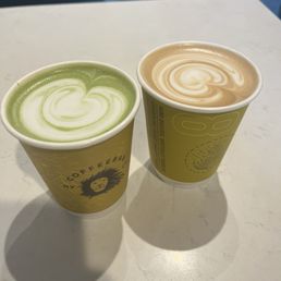 Matcha and Latte