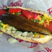 Photo of Portillo's Hot Dogs - Buena Park, CA, United States. Jumbo Hot Dog