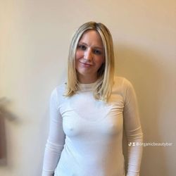 Baby blonde highlights