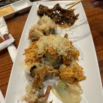 Koji - Volcano Roll and some steak hibachi on the side - Japanese Near Me - Locust Grove, Georgia