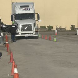 Commercial Driver School - Backing lane