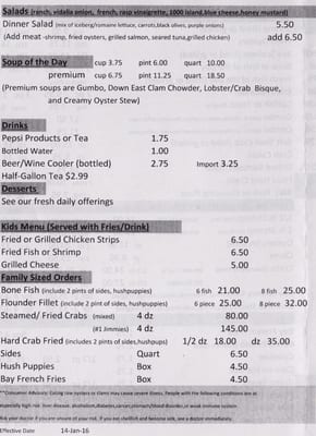 Menu photo 6 Washington Crab - Washington Washington, NC Menu photo 6 Washington Crab - Washington Washington, NC