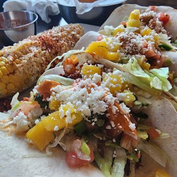 La Piazza Italian Restaurant - Mmmm the   shrimp tacos with pineapple and chorizo and Pico de delicious gallo... Mush have... - Italian Near Me - Raleigh, North Carolina