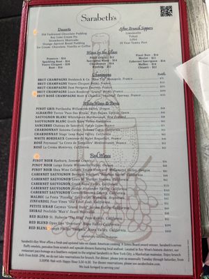 Menu photo 2 Sarabeth's Key West Key West, FL Menu photo 2 Sarabeth's Key West Key West, FL