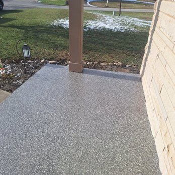Polypro Concrete Coatings - Front porch, before and after. - Masonry/Concrete Near Me - Indianapolis, Indiana Polypro Concrete Coatings - Front porch, before and after. - Masonry/Concrete Near Me - Indianapolis, Indiana