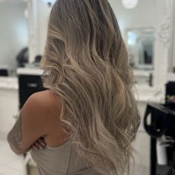 Hair By Judy Lee - Balayage color ash blonde