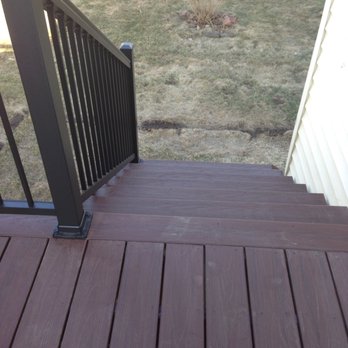 Deck And Basement - Planted new grass below our stairs - General Contractors Near Me - Richfield, Minnesota