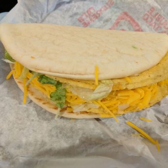 Taco Bell - Uncooked cheesy gordita crunch outside shell. - Fast Food Near Me - Crosby, Texas