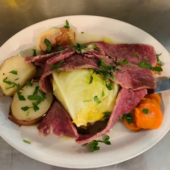 Gus & Us Grill - Corned beef and cabbage. - Greek Near Me - Allen Park, Michigan