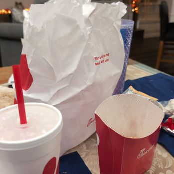Chick-fil-A - Drink bag and fries - Fast Food Near Me - Arlington, Texas