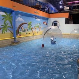5 min in a water ball $5