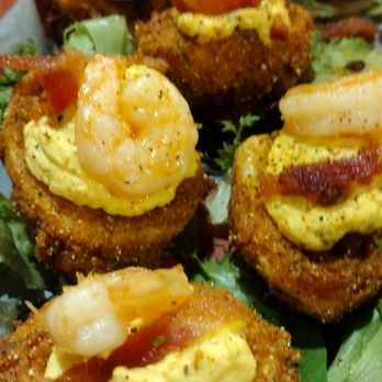 Bourbon Street Bistro - Deep fried deviled eggs - Cajun/Creole Near Me - Charleston, West Virginia Bourbon Street Bistro - Deep fried deviled eggs - Cajun/Creole Near Me - Charleston, West Virginia