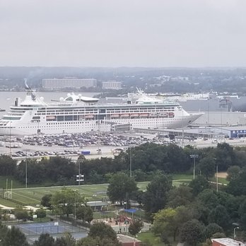 Silo Point - Views of Baltimore Cruise Port  from Silo Point - Condominiums Near Me - Baltimore, Maryland