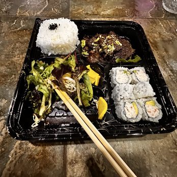 SUSHI To The MOON - Mento box beef teriyaki - Japanese Near Me - Leander, Texas