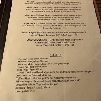 CubaNu Restaurant & Lounge - Menu - Cuban Near Me - Rahway, New Jersey