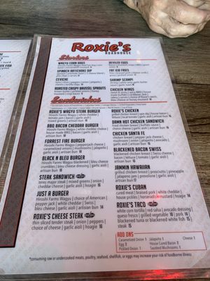 Menu photo 2 Roxie's Roadhouse Lake Ozark, MO Menu photo 2 Roxie's Roadhouse Lake Ozark, MO