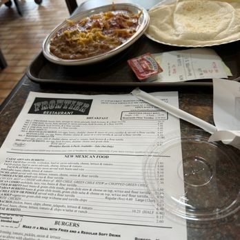 Frontier - Menu - Mexican Near Me - Albuquerque, New Mexico