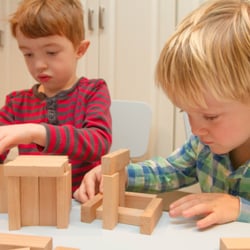 The Embankment School - Kids hard at work building!