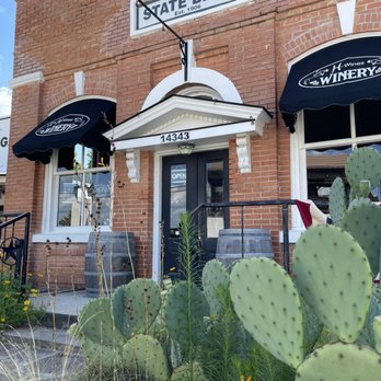 H Wines - the entrance to the first state bank - Wine Bars Near Me - Montgomery, Texas