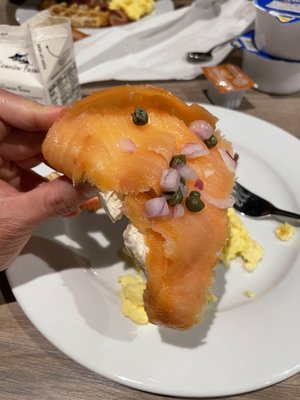 Photo of Campfire Kitchen - Manteca, CA, US. a person holding a piece of food