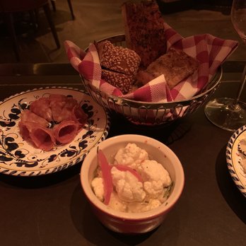 Carbone - Bread, spicy salami, cauliflower - Italian Near Me - Las Vegas, Nevada Carbone - Bread, spicy salami, cauliflower - Italian Near Me - Las Vegas, Nevada